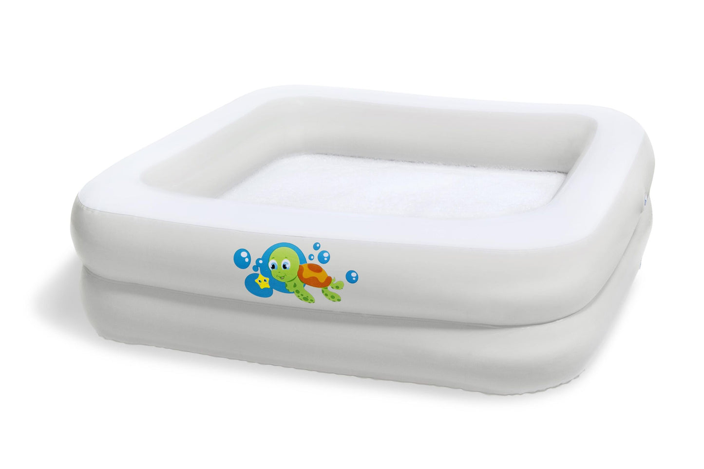 Bestway 86cm x 86cm x 25cm scrub-a-dub baby tub (contents:1 tub, repair patch) age 0-3