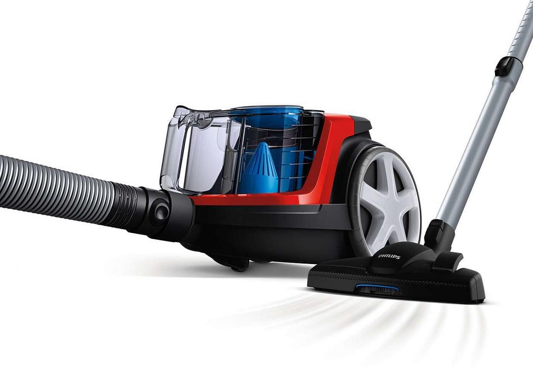 Philips PowerPro Compact Bagless Vacuum Cleaner,1900 W, 1.5 Litre, FC9351/61 - Sporty Red