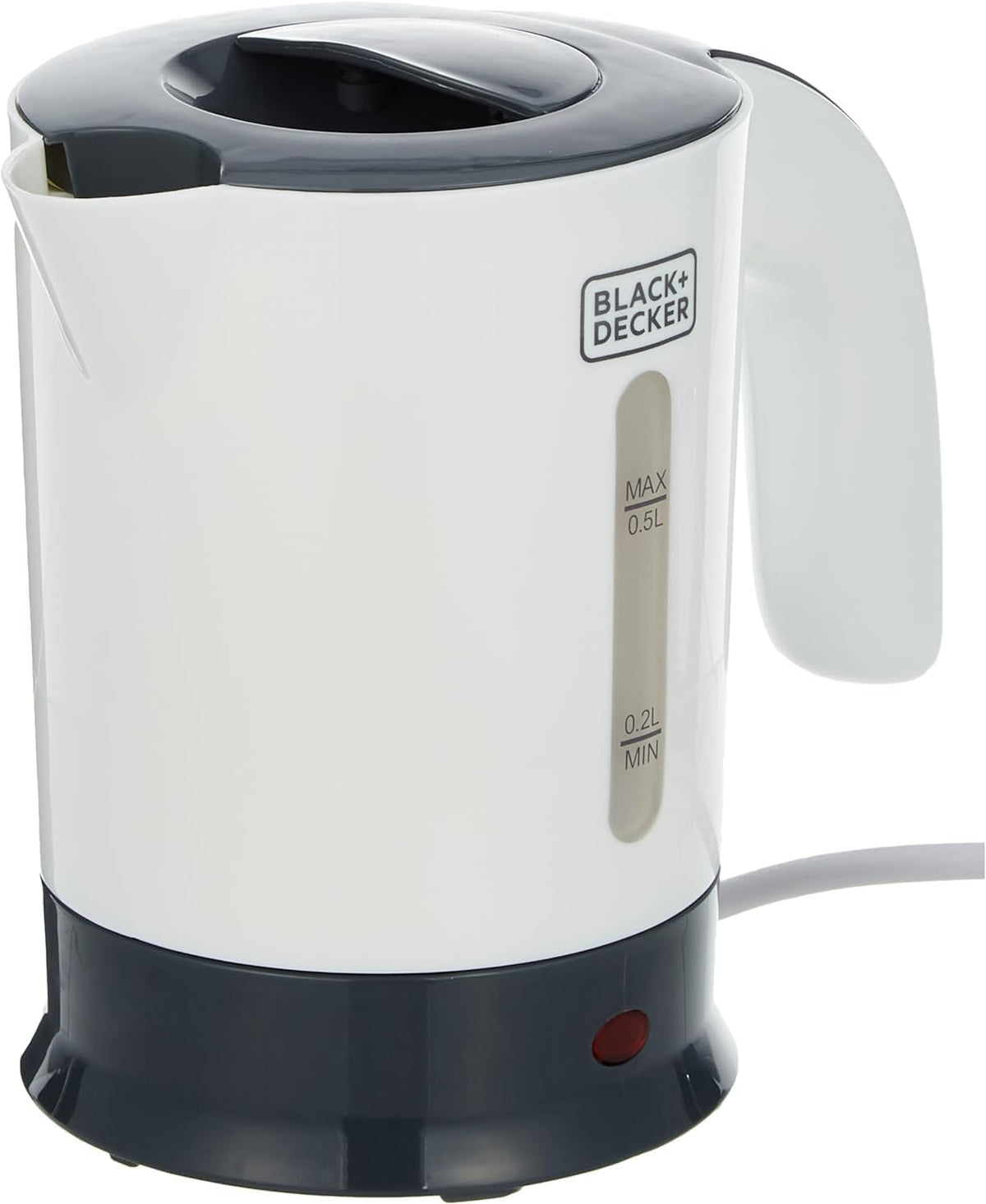 Black+Decker Travel Kettle - White