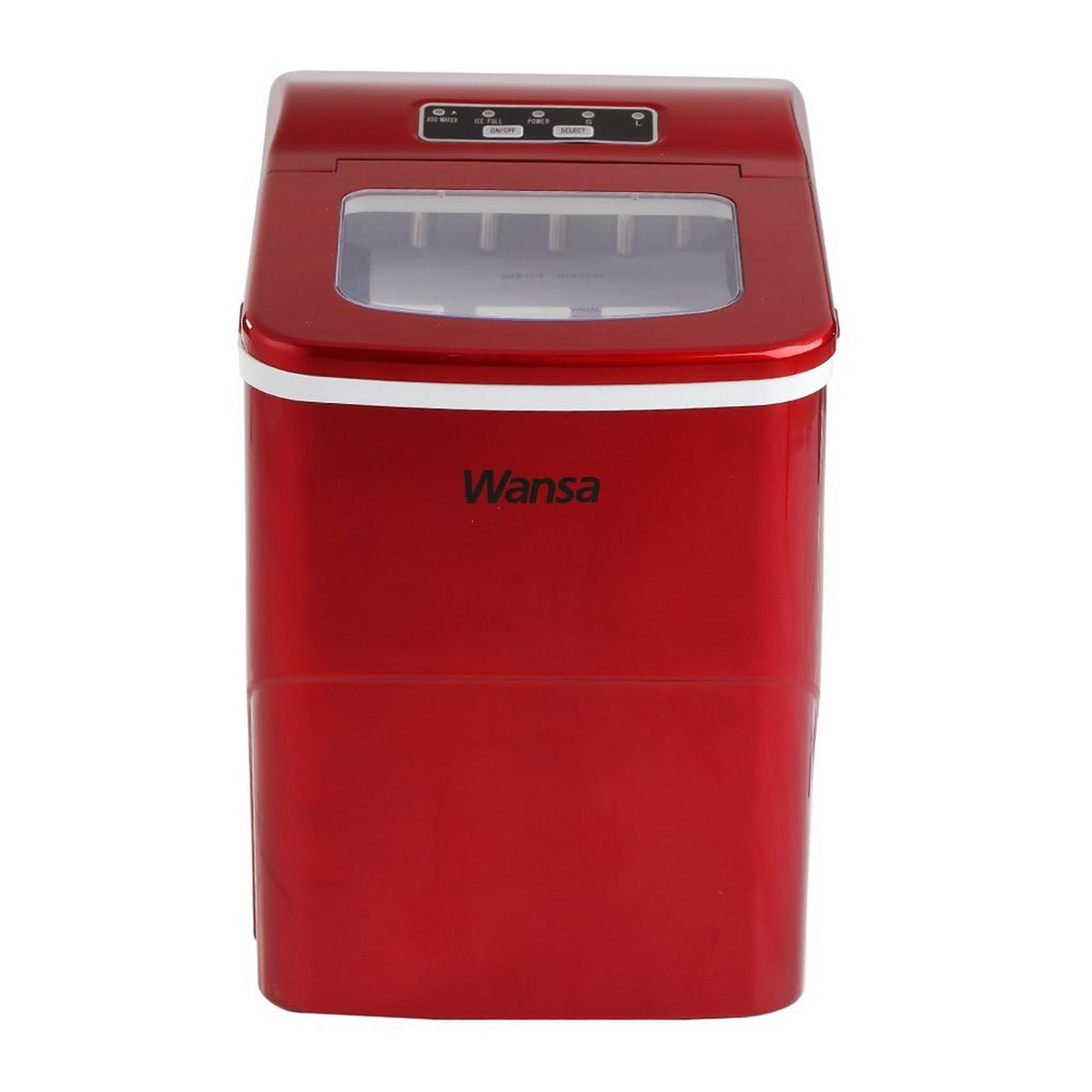 Wansa 12kg Ice Maker (HZB-12B) - Red