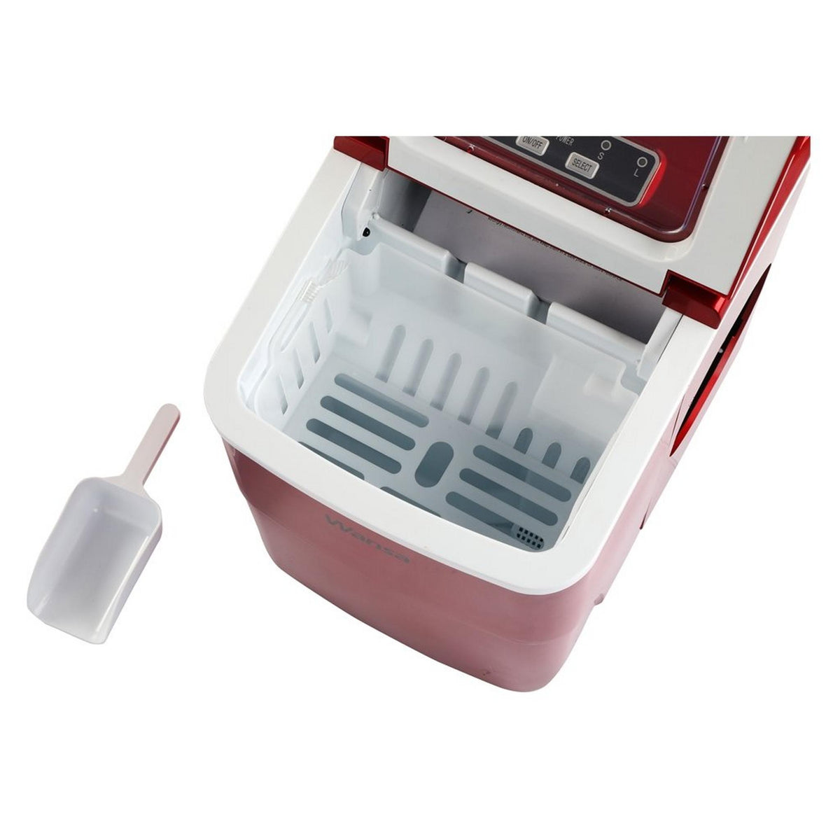 Wansa 12kg Ice Maker (HZB-12B) - Red