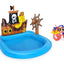 Bestway 1.40m x 1.30m x 1.04m ships ahoy play center (contents:one pool, one compass,four rings, one octopus, repair patch) age 2+