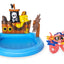 Bestway 1.40m x 1.30m x 1.04m ships ahoy play center (contents:one pool, one compass,four rings, one octopus, repair patch) age 2+