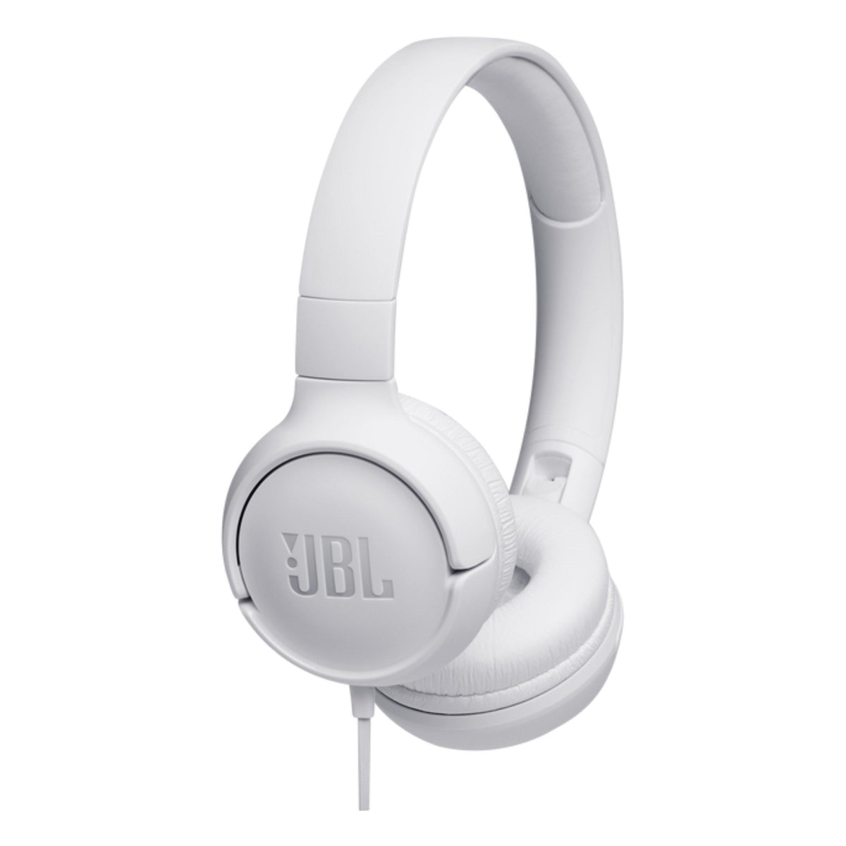 JBL Tune 500 Wired On-Ear Headphones - White