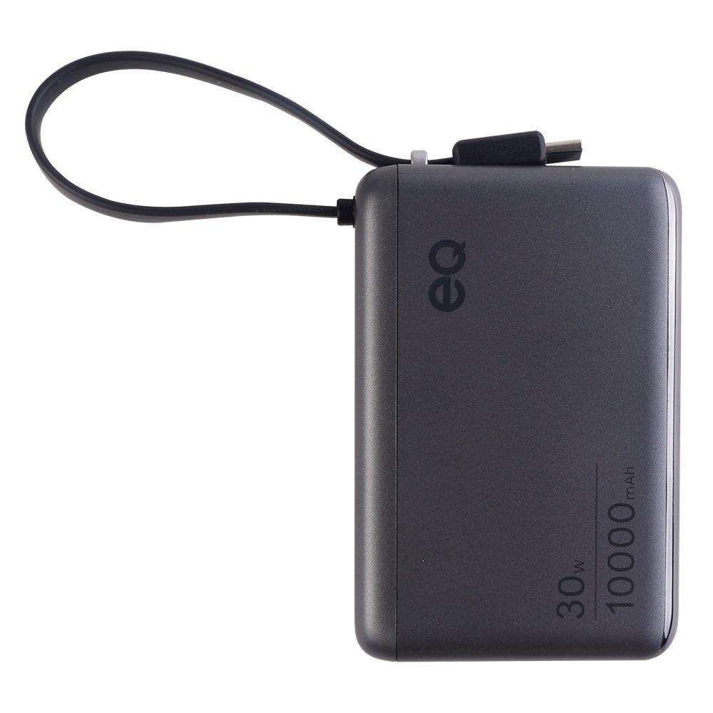 EQ Mini 10000mAh Power Bank, EQ-PB1455A – Black