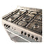 Wansa 5 Burners Gas Cooker, 100x60cm, WCI10502324XA - Stainless Steel