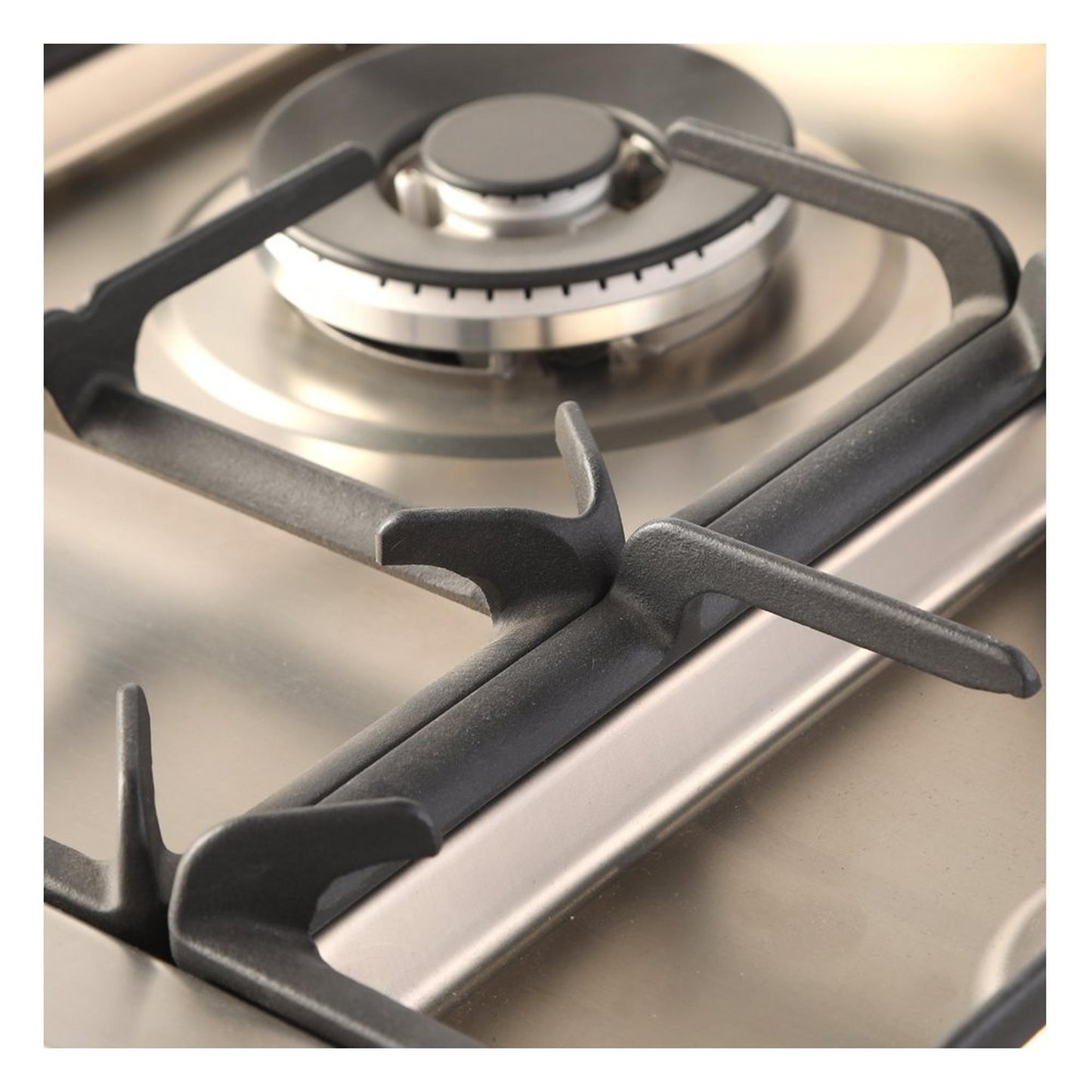 Wansa 5 Burners Gas Cooker, 100x60cm, WCI10502324XA - Stainless Steel