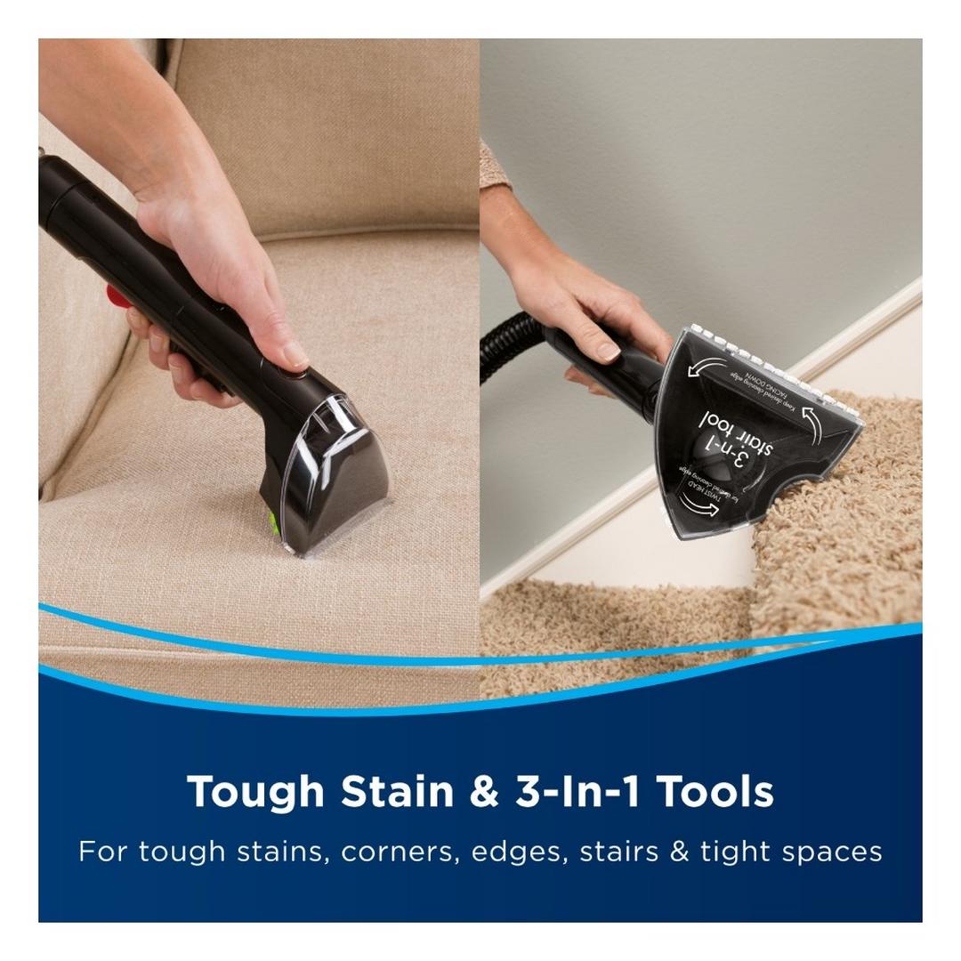Bissell ProHeat 2X Revolution CleanShot Carpet Cleaner with Heatwave Technology, 800W, 3.7 Liters, 2066E - Black