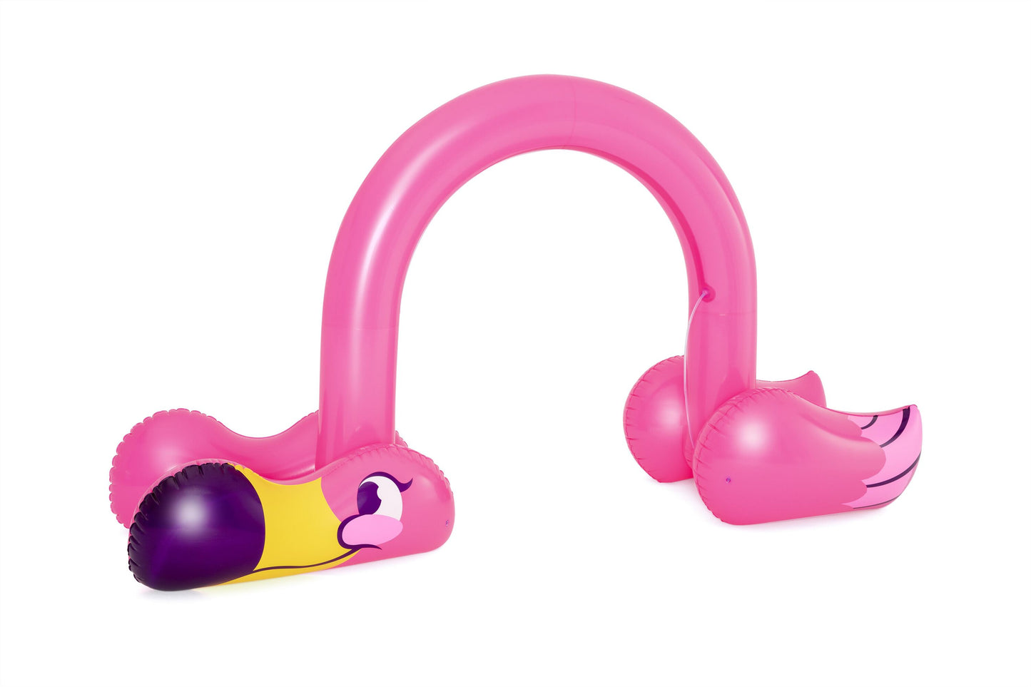 Bestway 3.40m x 1.10m x 1.93m jumbo flamingo sprinkler (contents:one product,heavy-duty repair patch) age 2+
