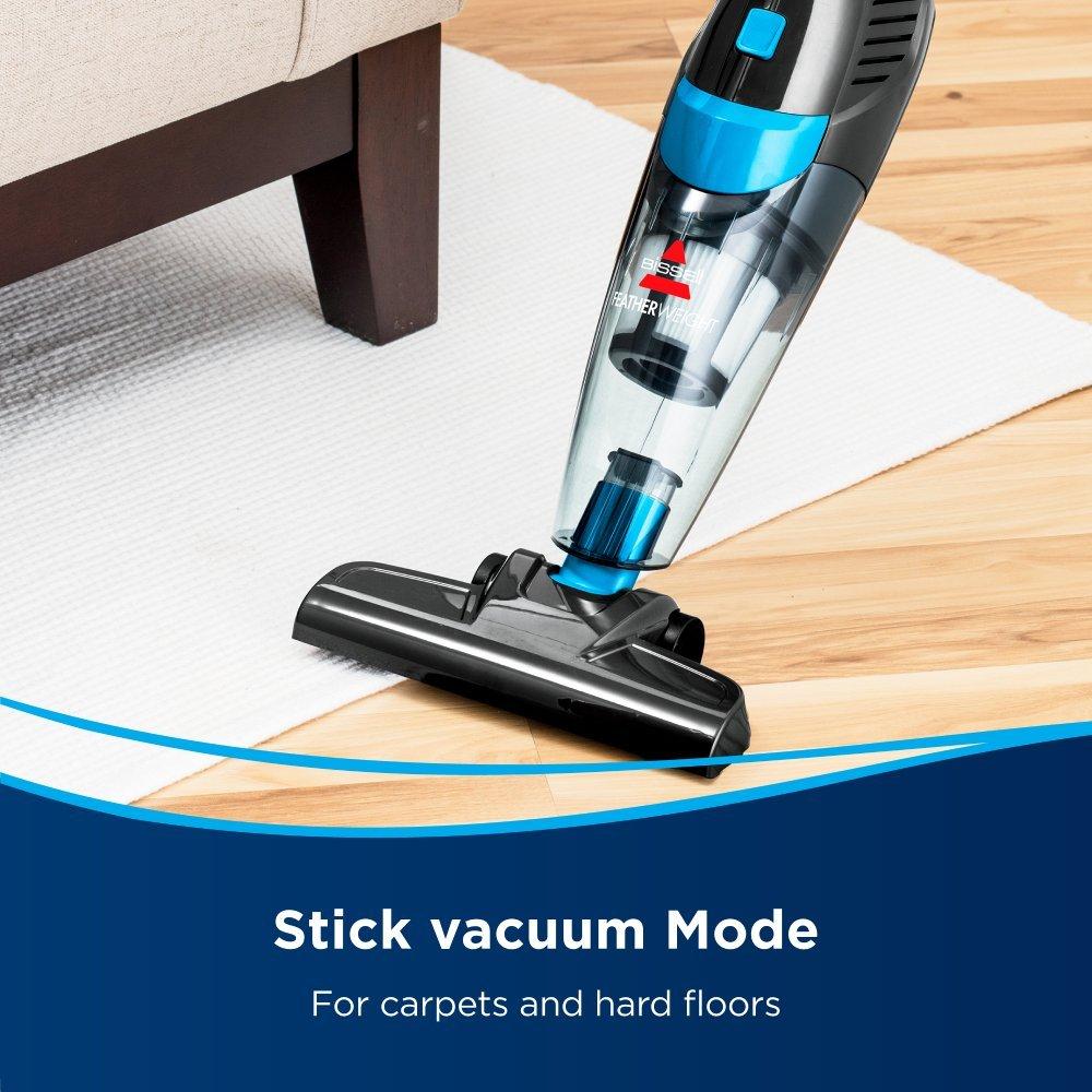 Featherweight 2-in-1 Upright Hand & Stair Vacuum Cleaner - 450W / 0.5Litre / Black & Blue