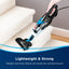 Featherweight 2-in-1 Upright Hand & Stair Vacuum Cleaner - 450W / 0.5Litre / Black & Blue