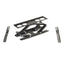 Wansa Full Motion Wall Bracket For 26 to 55-inch TV's (PSW653) - Black