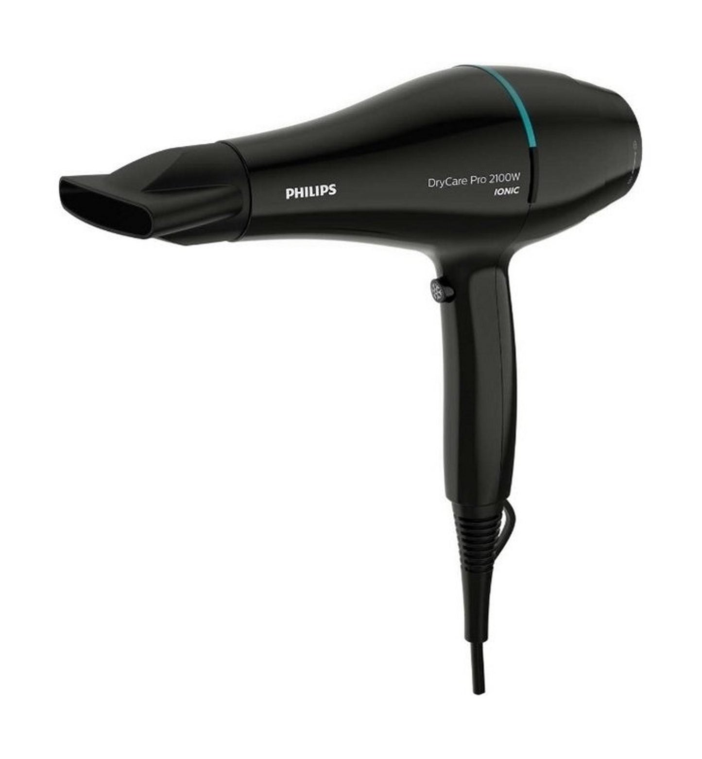 Philips Pro Hair Dryer Fast and Powerful Drying for Professional Results with Heat-Protection and Ionic Care, 2100W, 6 Heat Settings, BHD272/03 - Black