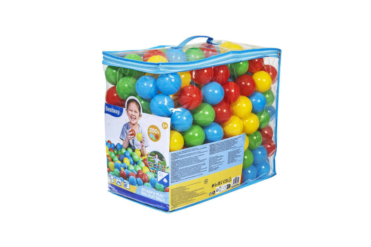 Bestway 2.5"/6.5cm splash & play 250 play balls (contents:250 play balls)