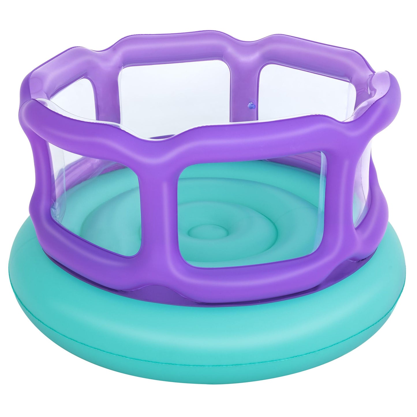 Bestway 1.52m x 1.52m x 84cm laugh 'n leap bouncer (1 bouncer, repair patch,4 foot pins) age 3+