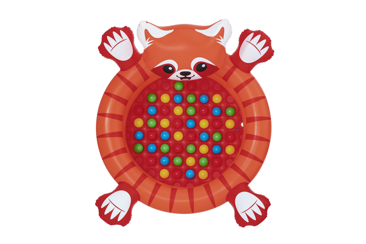 Bestway 1.07m x 94cm x 58cm playful red panda ball pit (1 ball pit, 50 play balls, repair patch) age 2+