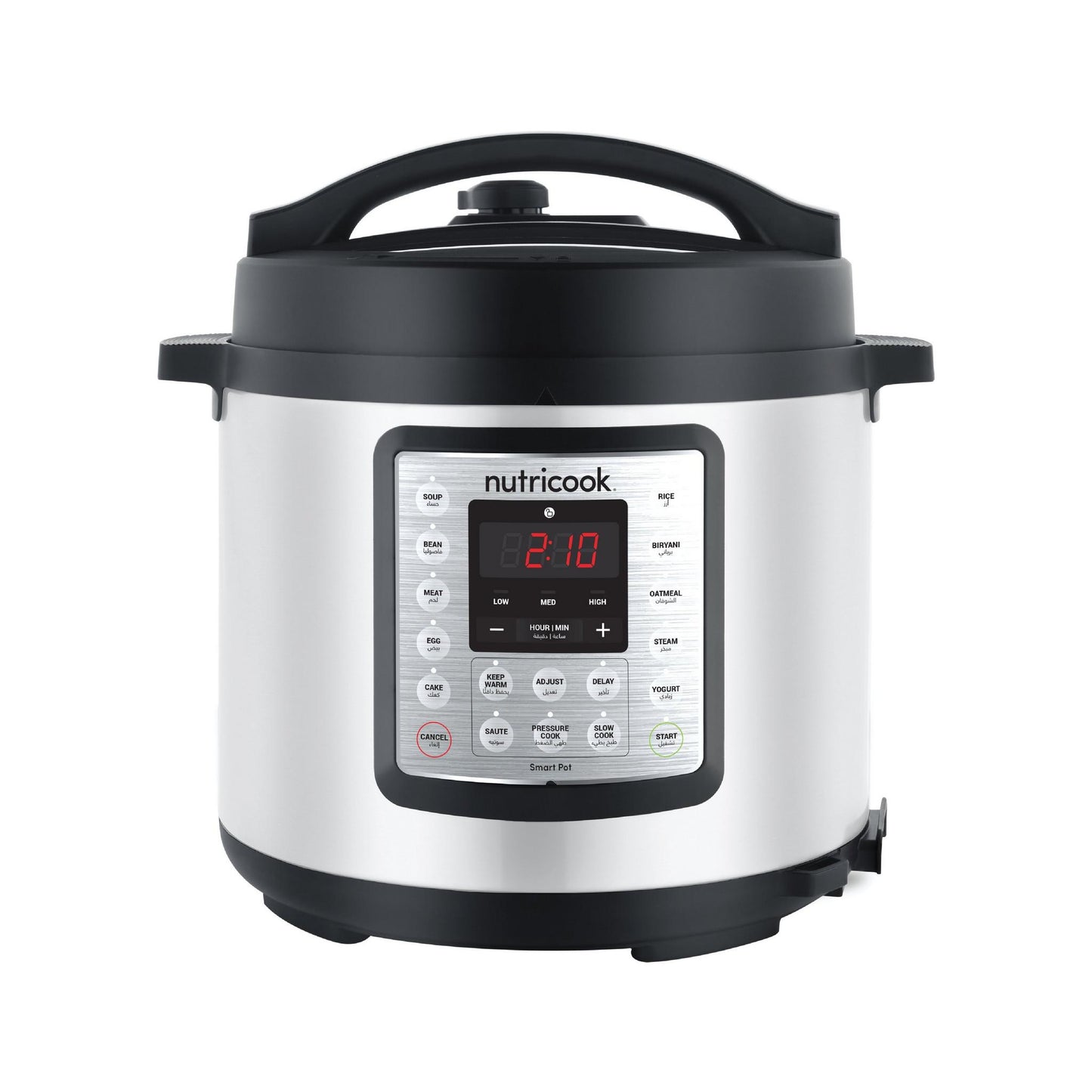 Nutricook Smart Pot Pressure Cooker Eko, 1000W, 6L, NC-SPEK6 - Stainless Steel