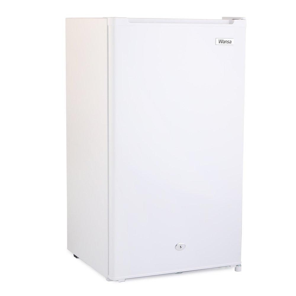 Wansa Single Door Mini Refrigerator, 3.3CFT, 95 Liters, WROW-95-NFWTC82 - White