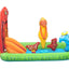 Bestway 2.41m x 1.40m x 1.37m jurassic splash play center (1 pool, 3 fish shaped rings,1 triceratops ring target, 1 pteranodon ball catch, 1 pteranodon, 1 t-rex, 4 play balls, repair patch.) age 2+