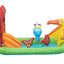 Bestway 2.41m x 1.40m x 1.37m jurassic splash play center (1 pool, 3 fish shaped rings,1 triceratops ring target, 1 pteranodon ball catch, 1 pteranodon, 1 t-rex, 4 play balls, repair patch.) age 2+