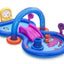 Bestway 3.30m x 1.88m x 1.17m sea odyssey play center (1 pool,1 arch sprinkler,1 slide, 1 basket, 2 puffy pal fish, 2 rackets, 4 play balls, repair patch) age 2+