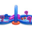 Bestway 3.30m x 1.88m x 1.17m sea odyssey play center (1 pool,1 arch sprinkler,1 slide, 1 basket, 2 puffy pal fish, 2 rackets, 4 play balls, repair patch) age 2+