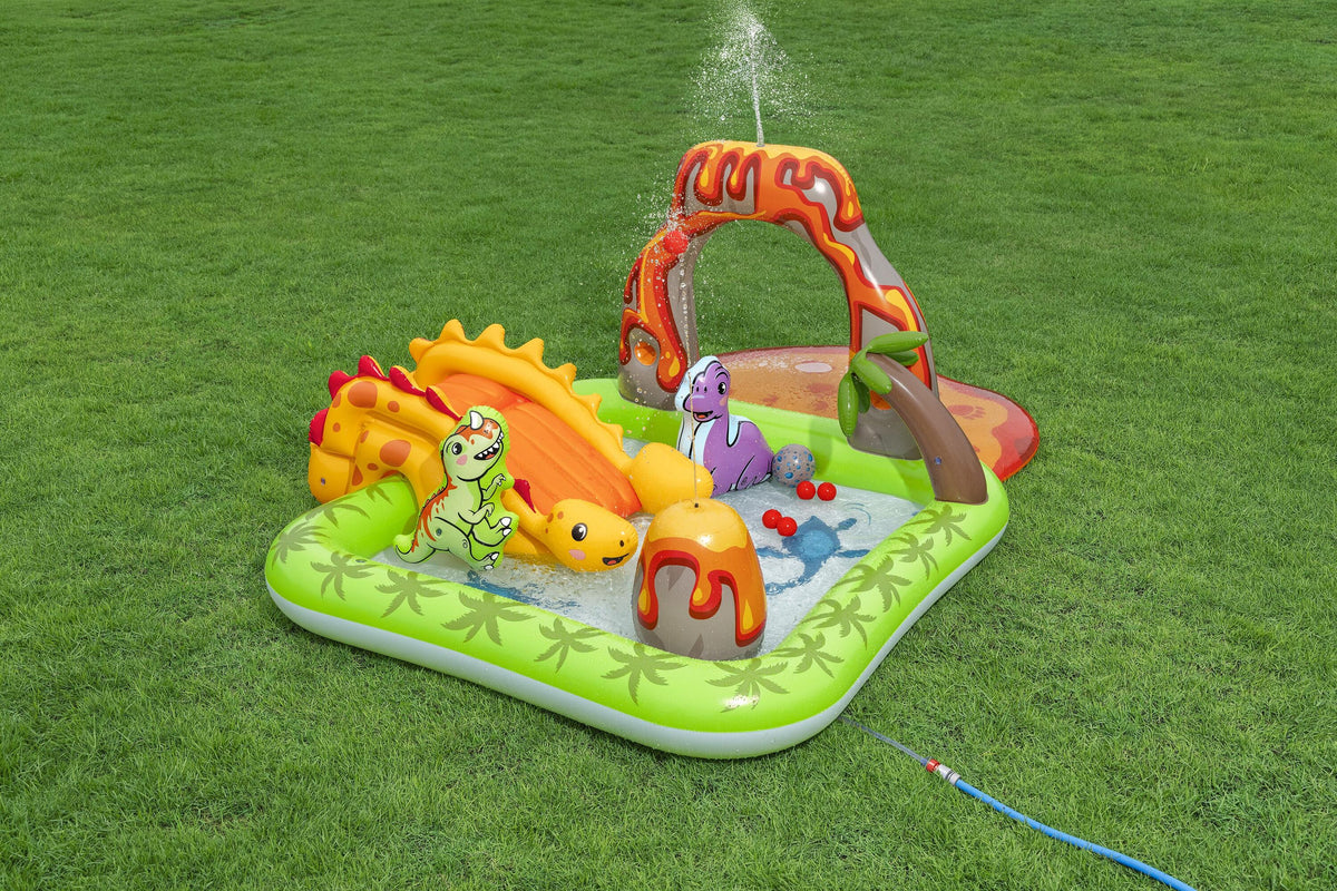 Bestway 8'7" x 6'2" x 40"/2.62m x 1.88m x 1.02m volcano springs play center