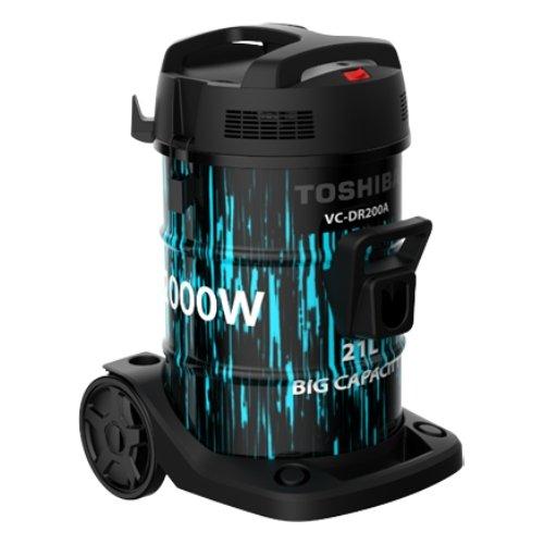 Toshiba Drum Vacuum Cleaner, 2000W, 21 Liters, VC-DR200ABF - Black/Blue