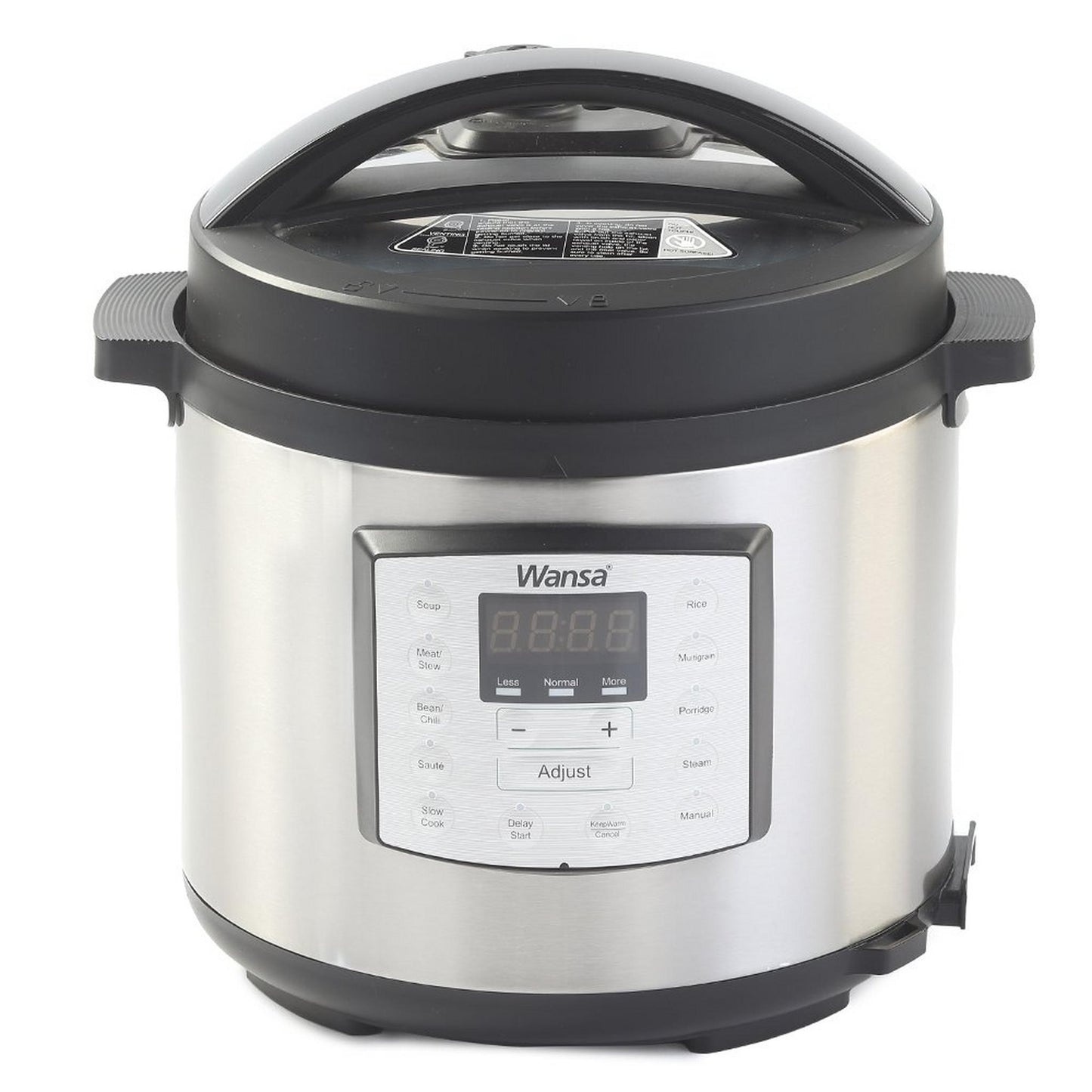 Wansa Pressure Cooker, 1000W, 6L, MY-CS6005WPB - Silver