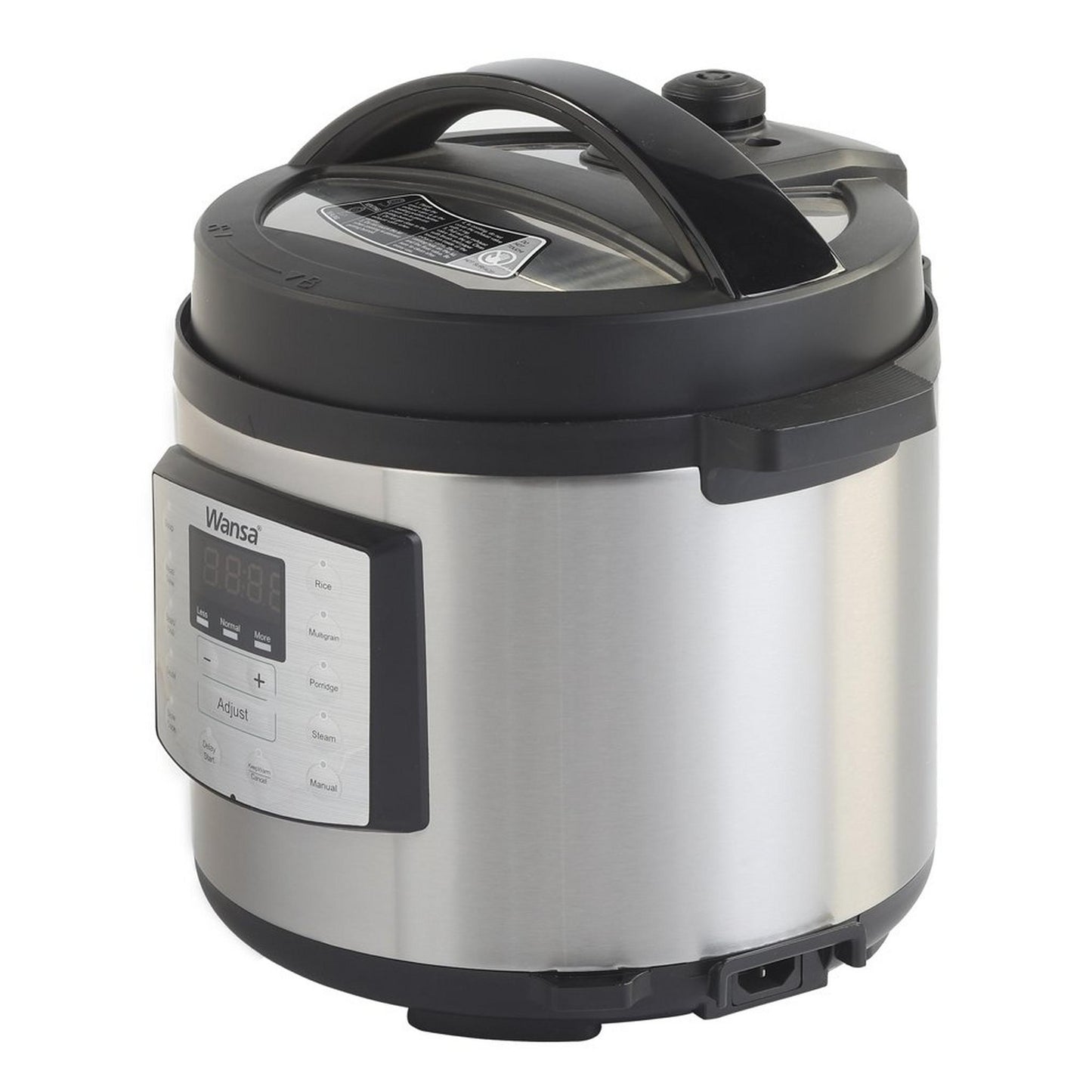 Wansa Pressure Cooker, 1000W, 6L, MY-CS6005WPB - Silver
