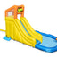 Bestway 4.35m x 2.86m x 2.67m mount splashmore mega waterpark (1 water slide with pool, 1 blower, 1 waters spraying hose, 1 anchor bag, 1 repair kit, 1 storage bag , 2 blower stakes , 10 bouncer stakes.) age 5+
