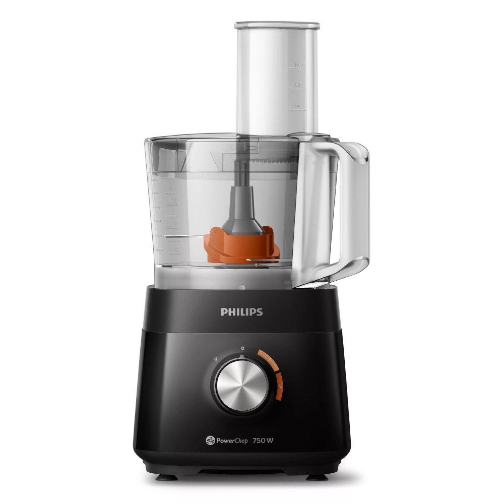 Philips Viva Food Processor With 6 Accessories 750W 1.5L - Black