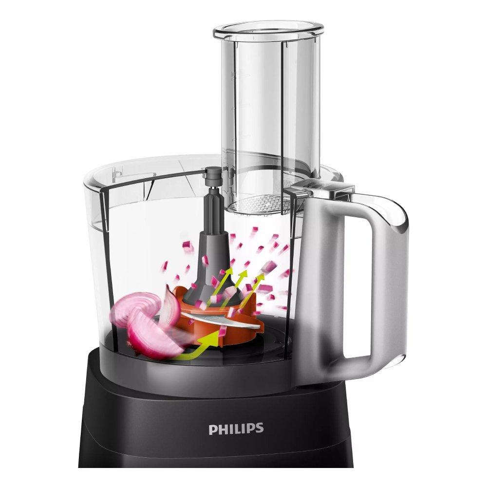 Philips Viva Food Processor With 6 Accessories 750W 1.5L - Black