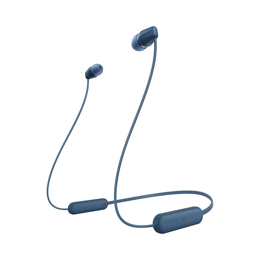 Sony Wireless In Ear Bluetooth Earphones With Mic - Blue