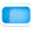 Bestway 2.62M X 1.75M X 51Cm Blue Rectangular Pool (Contents:One Pool, Heavy-Duty Repair Patch) Age 6+