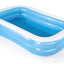 Bestway 2.62M X 1.75M X 51Cm Blue Rectangular Pool (Contents:One Pool, Heavy-Duty Repair Patch) Age 6+