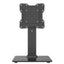 Wansa Glass Basement TV Stand, Fits 17 - 43-inch, 30KG Loading Capacity, STS02-22 - Black