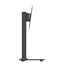 Wansa Glass Basement TV Stand, Fits 17 - 43-inch, 30KG Loading Capacity, STS02-22 - Black