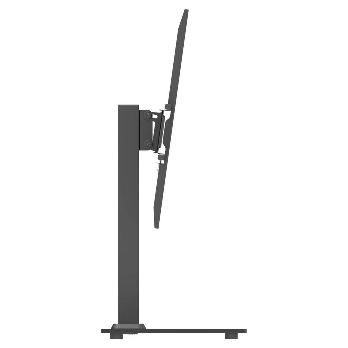 Wansa Glass Basement TV Stand, Fits 23 - 55 inches, 45kg Loading Capacity, STS02-44 - Black