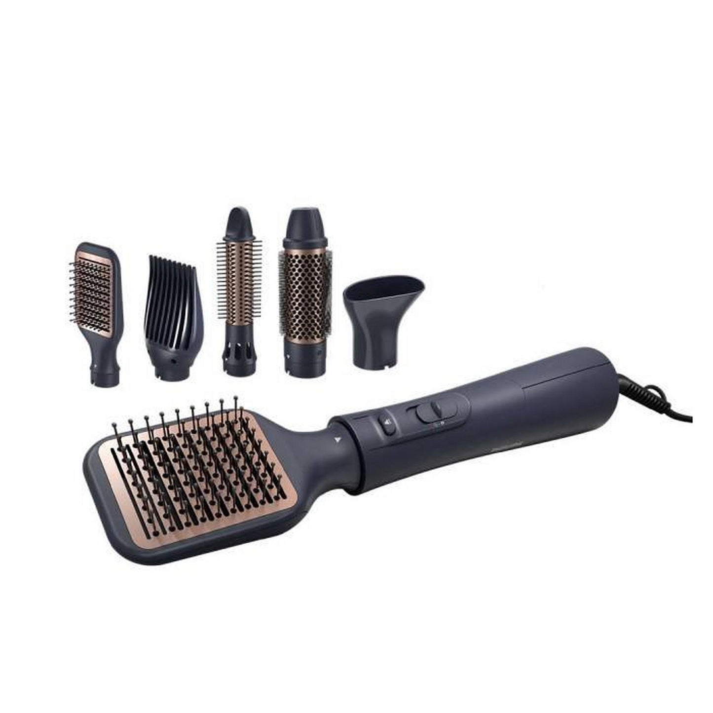 Philips 5000 Series Air Styler for Drying and Styling with Ionic Care, 5 Attachments, 1000W, 3 Heat Settings, BHA530/03 - Black