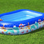 Bestway 2.13M X 1.55M X 1.32M Sea Captain Family Pool (Contents:1 Pool, 1 Sun Shade, Repair Patch) Age 3+