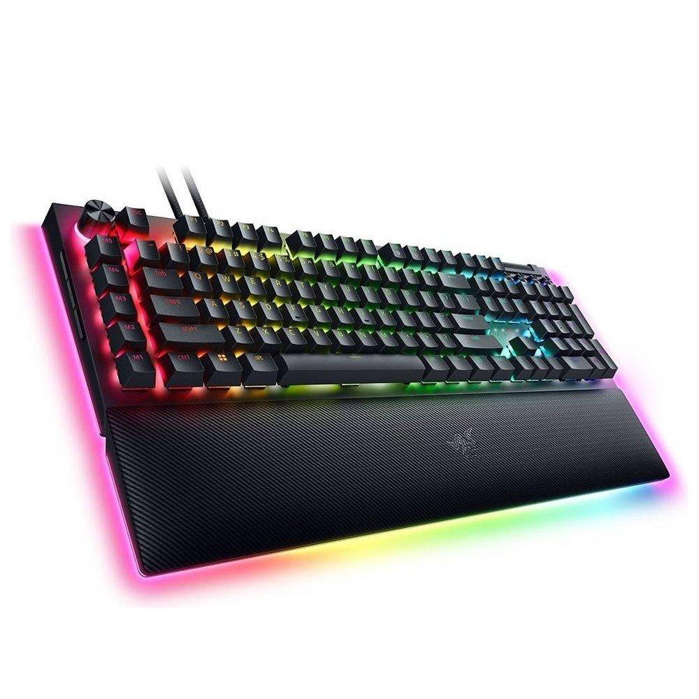 Razer BlackWidow V4 Pro Mechanical Gaming Keyboard With Green Switch - Black