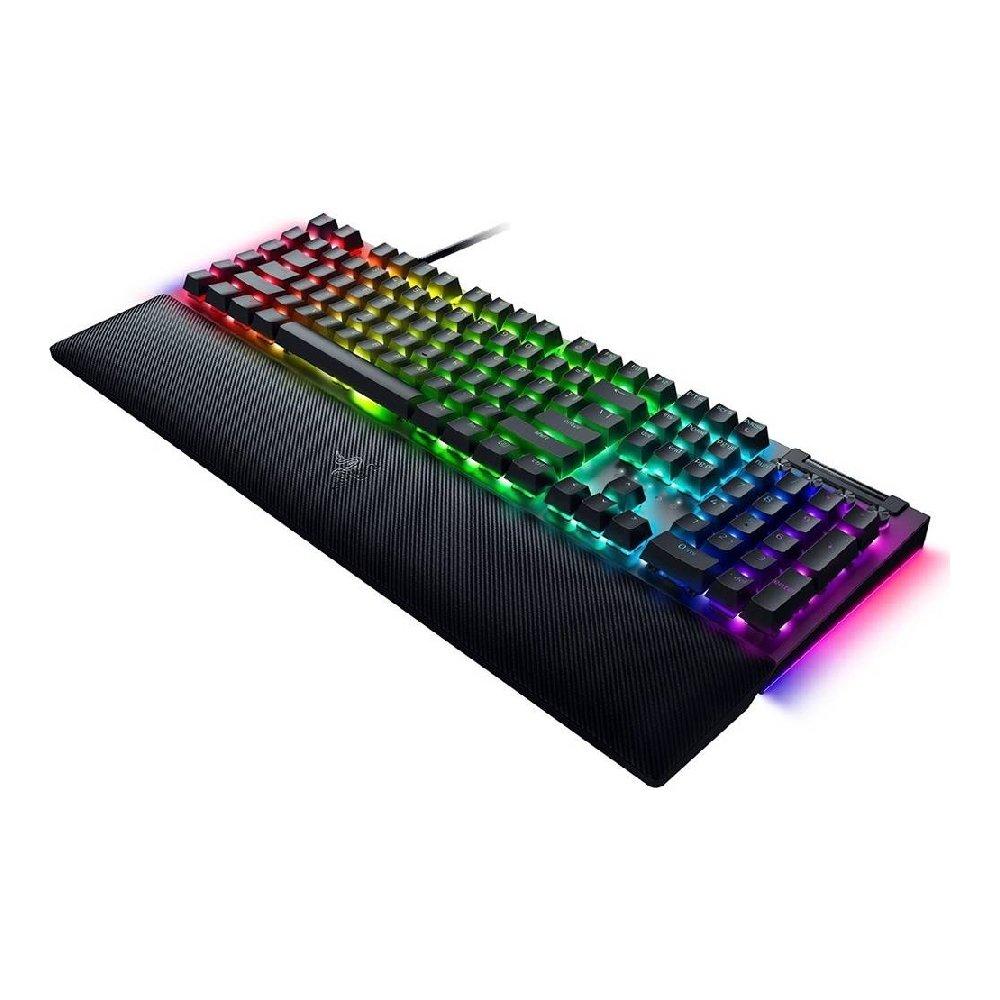 Razer BlackWidow V4 Mechanical Gaming Keyboard With Yellow RGB Switch - Black