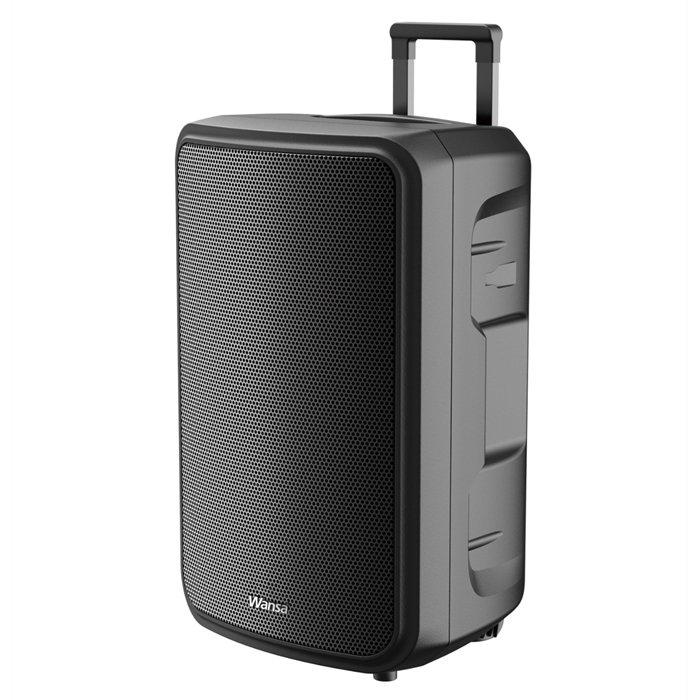 Wansa Solo-15” Pro Trolley Speaker, 80W - Black