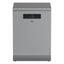 Beko Free Standing Dishwasher, 8 Programmers, 15 Place Settings, BDEN38523XQ - Stainless steel
