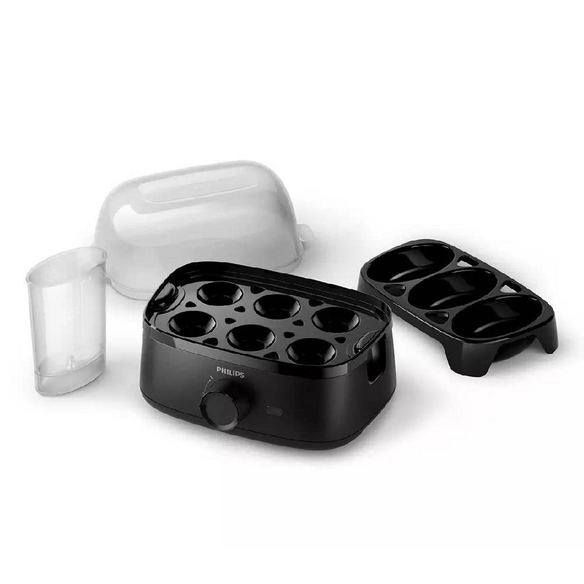 Philips Egg Cooker, 400W, HD9137/91 - Black