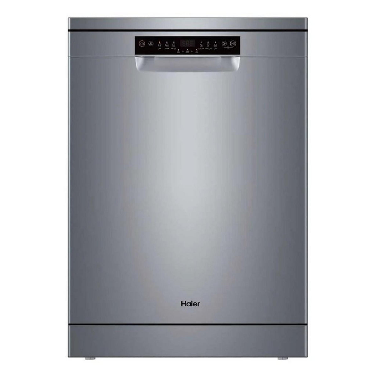 Haier Freestanding Dishwasher, 6 Programs, 13 Settings, HDWE13-38CS1IQ – Silver