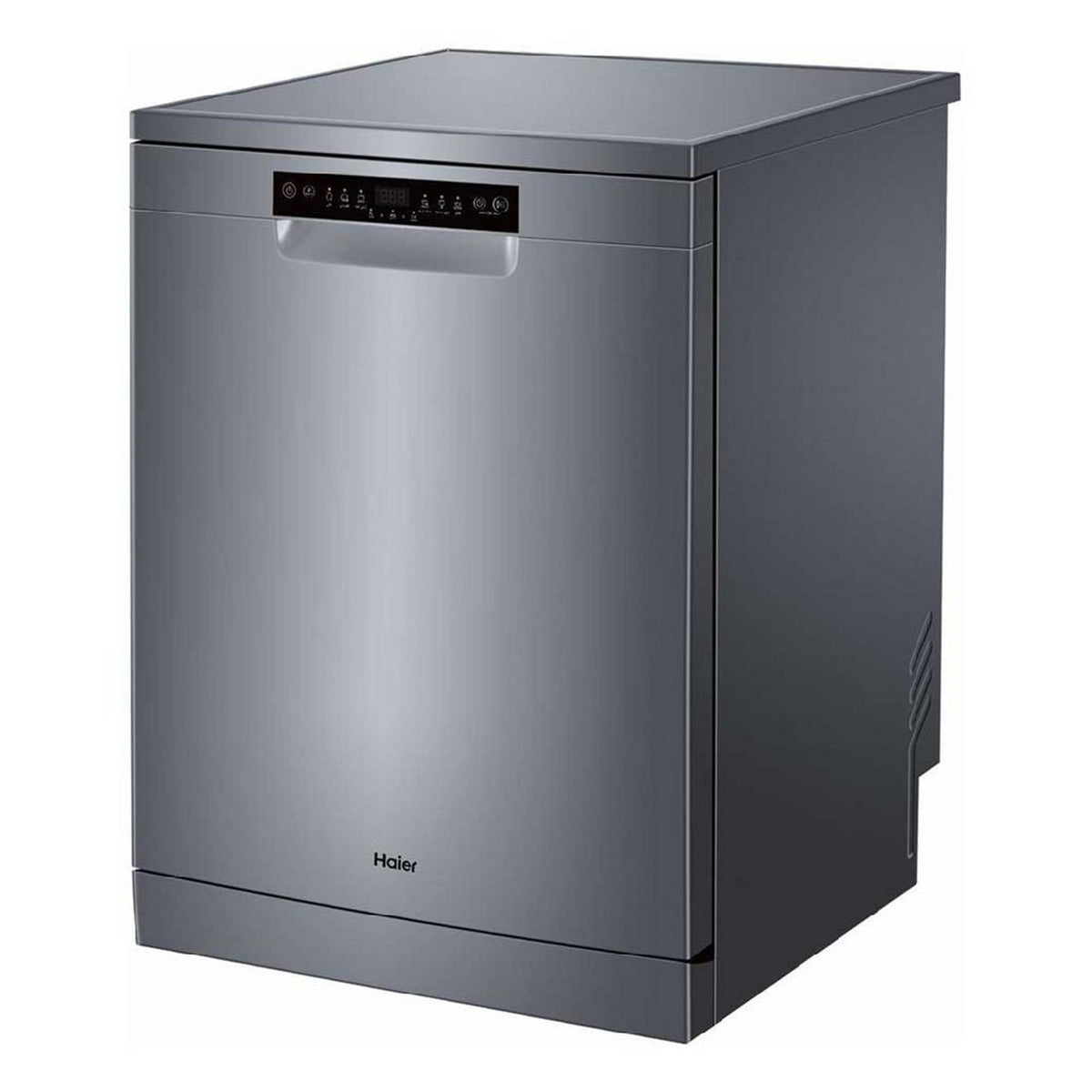 Haier Freestanding Dishwasher, 6 Programs, 13 Settings, HDWE13-38CS1IQ – Silver