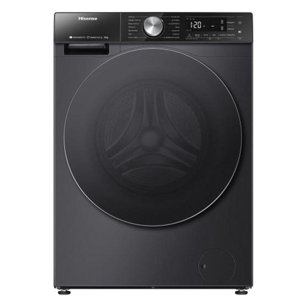 Hisense Front Load Washer, 12KG Washing Capacity, Wi-Fi Connectlife App, WF5S1245BB - Black