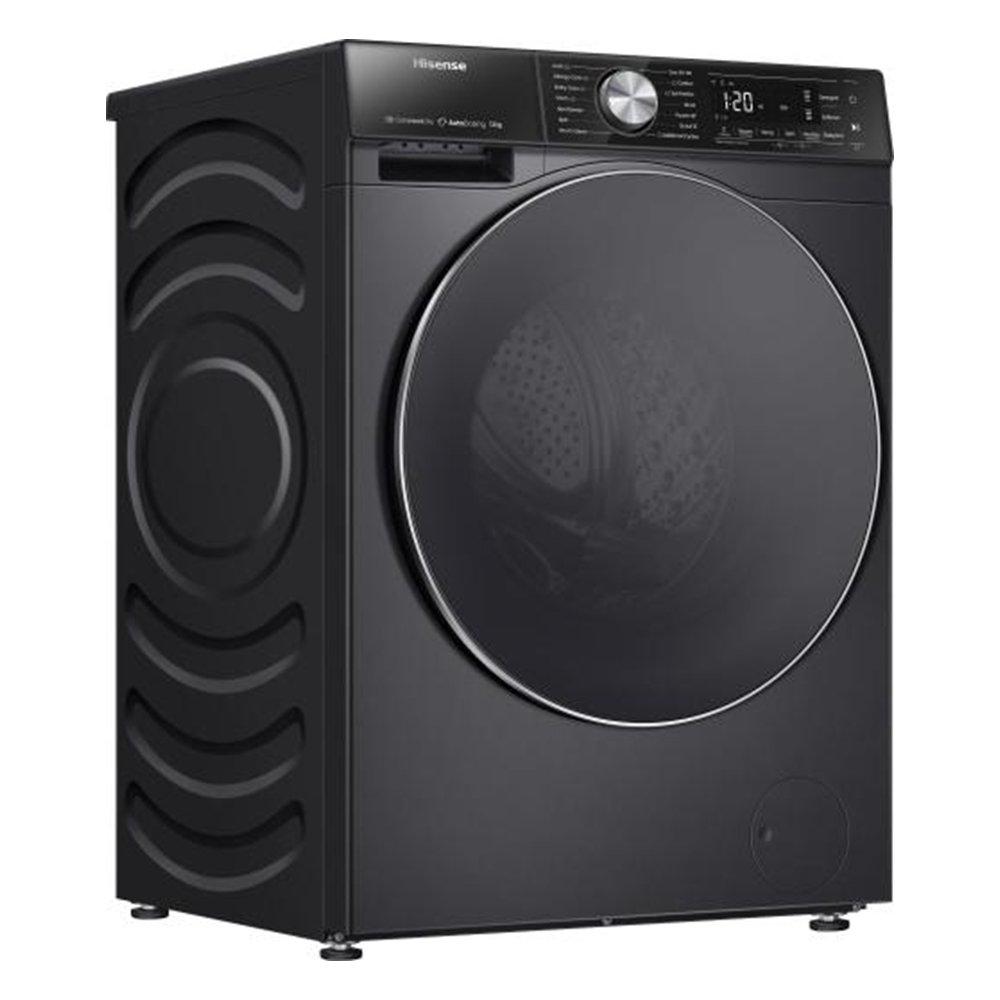 Hisense Front Load Washer, 12KG Washing Capacity, Wi-Fi Connectlife App, WF5S1245BB - Black